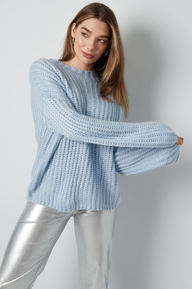 Everyday Classic sweater - blue h5 Picture2